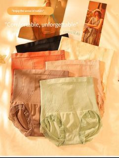 Women seamless panties high-waist abdomen sliming panties pants