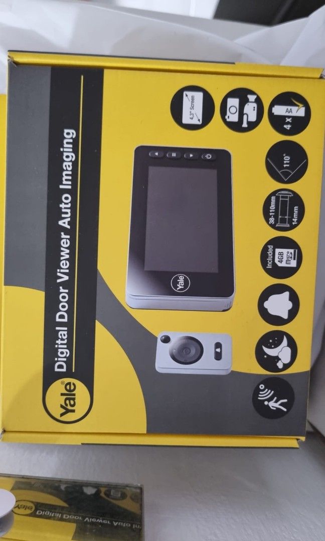 Yale Digital Door Viewer Auto Imaging, TV & Home Appliances, Other Home