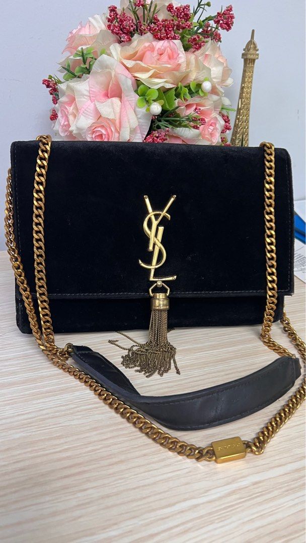 Rose gold ysl bag best sale