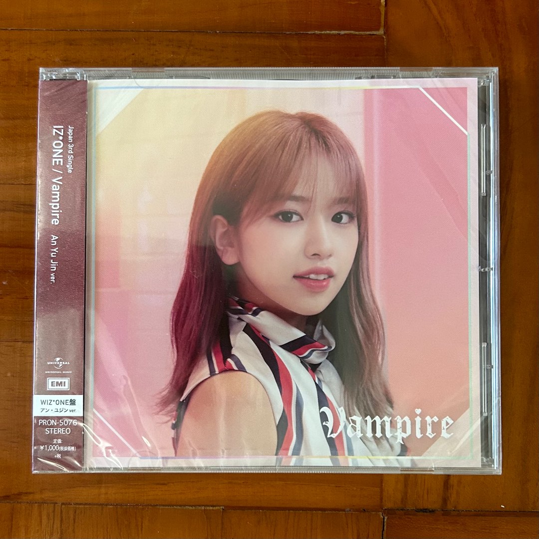 Yujin izone ive iz*one CD 封vampire 日本生寫小卡, 興趣及遊戲, 收藏