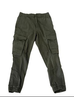 Zara Green Cargo Pants - Size US 30 Men - Brand New