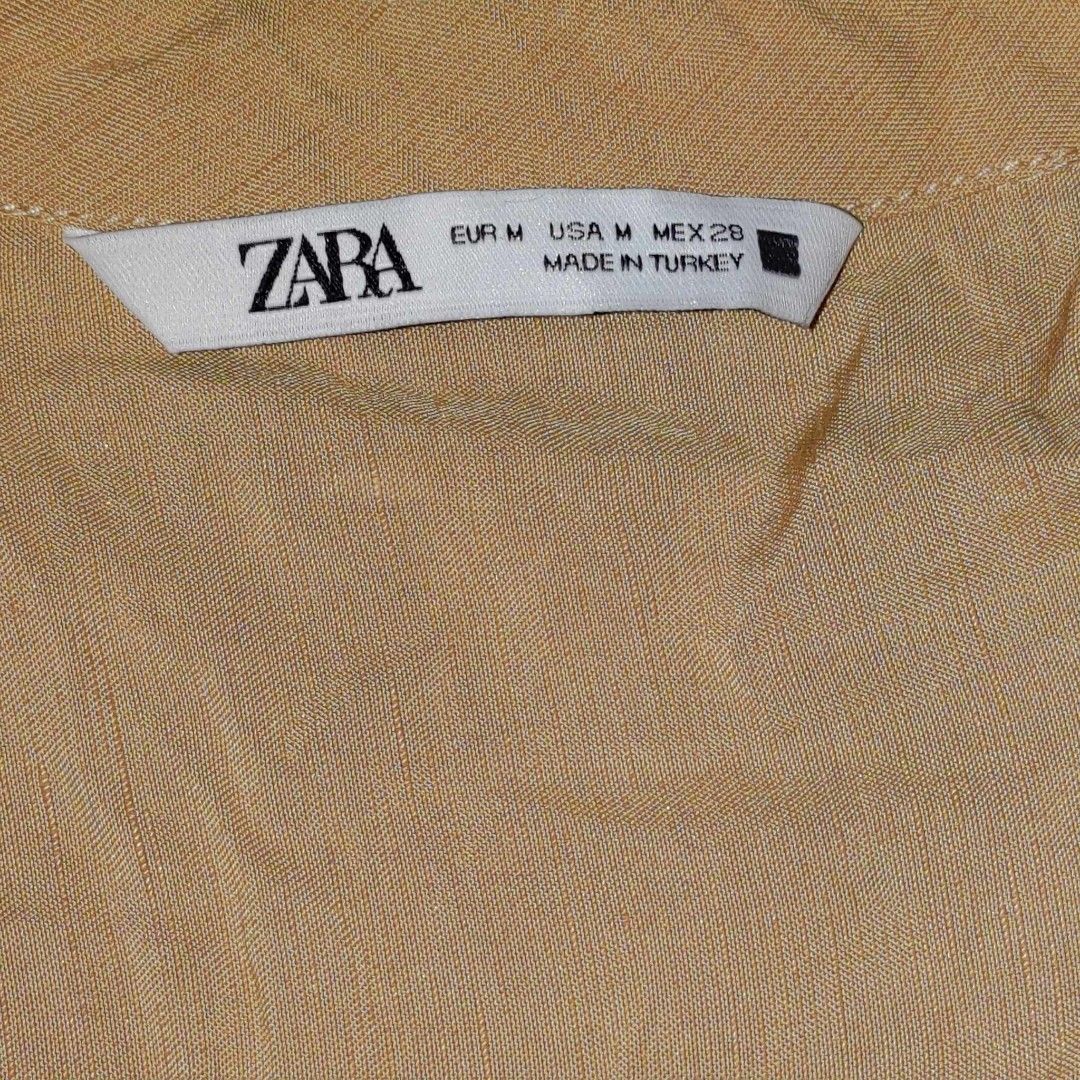 ZARA Khaki Boho Beach Long Maxi Dress (Category: Dresses) located in Manila. Submitted by ar14na (Listing ID 1246834206, Image 2). Description: MOP: Gcash payment MOD: J&T or SCO! (shoppi check out) - Authentic Zara - Made in Turkey - Pics are mine! - Too long for 4'11-5'0 EUR - M USA - M MEX - 28.