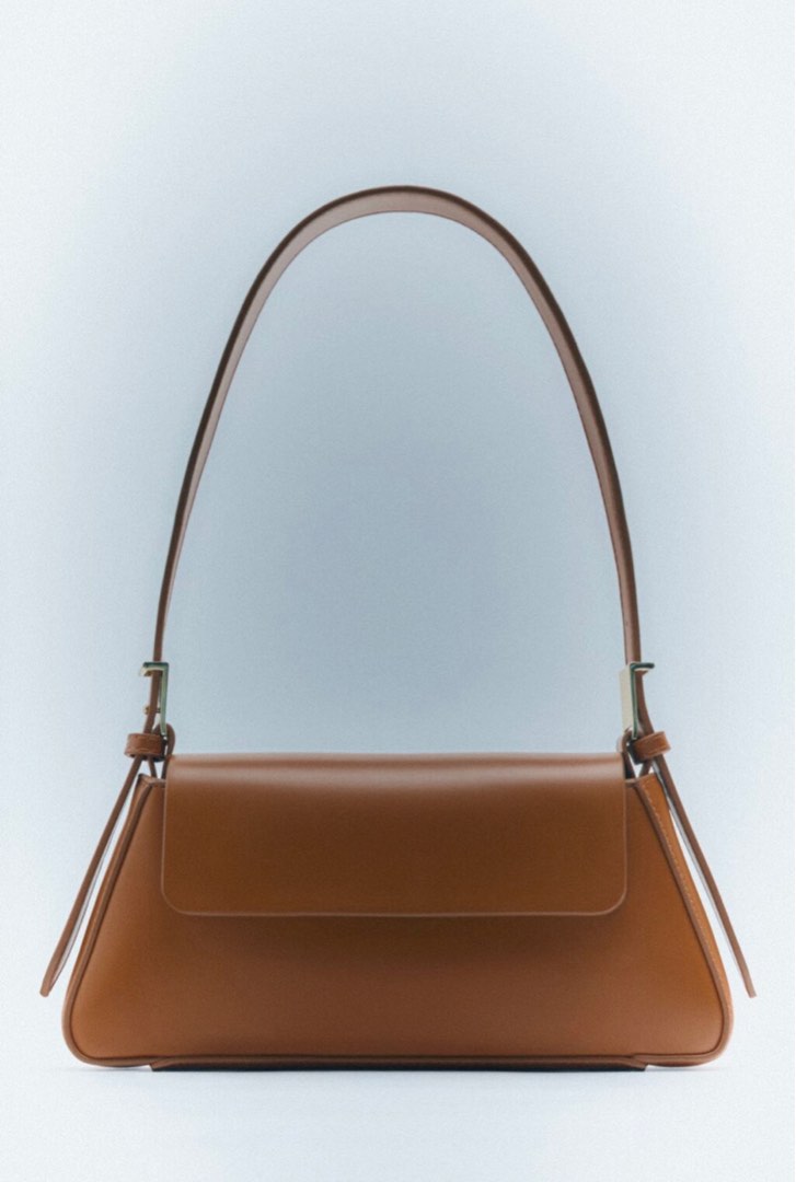 Zara Shoulder Bag in Brown on Carousell
