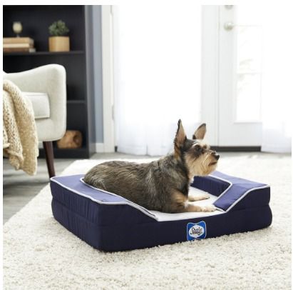 Sealy lux quad layer orthopedic dog bed with cooling gel sale