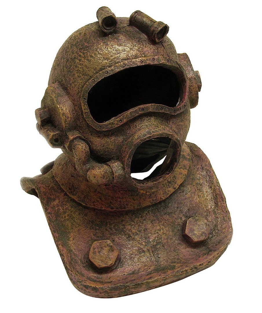 10 INCH AQUATIC CREATIONS Diving Helmet Divers Helmet Large Aquarium