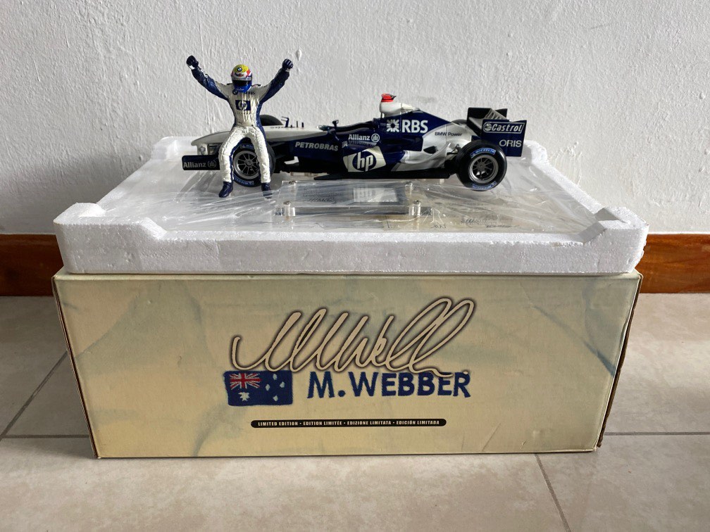 1:18 hot wheels Williams F1 limited edition #2587/3000 Australian