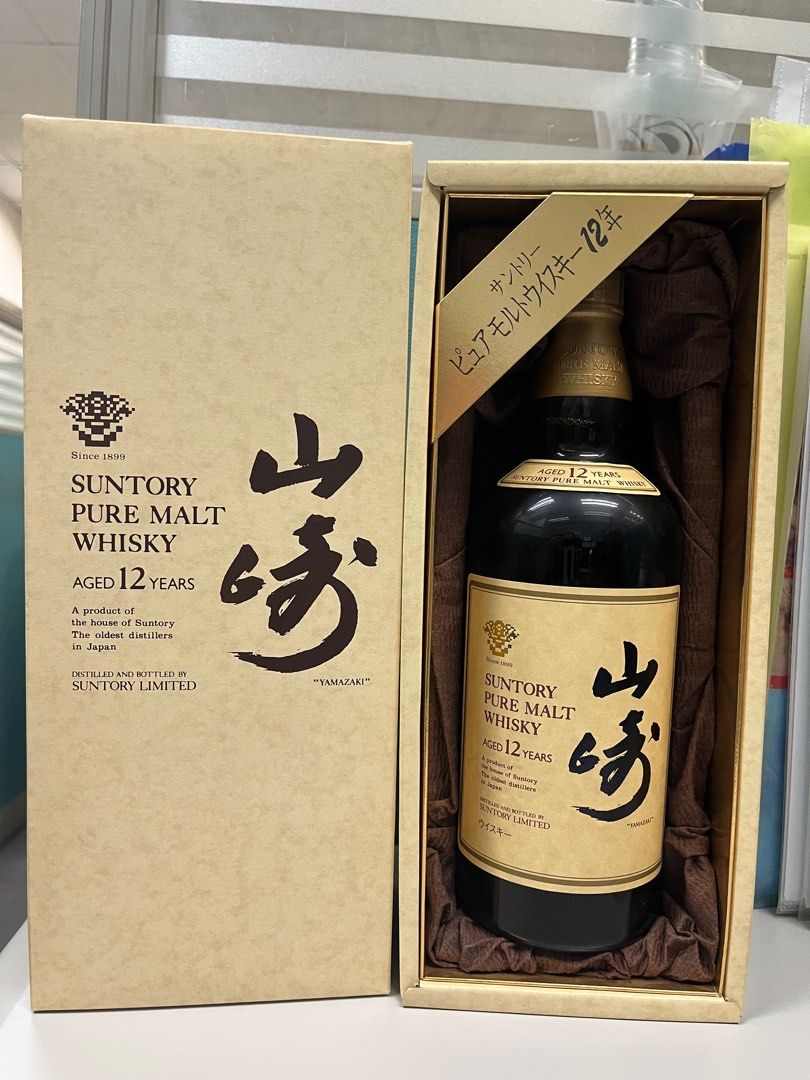 山崎12年金花suntory pure malt whisky aged 12 years, 嘢食& 嘢飲