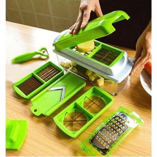 ♥️ 12 in 1 cutting and chopping tool for vegetables and fruits