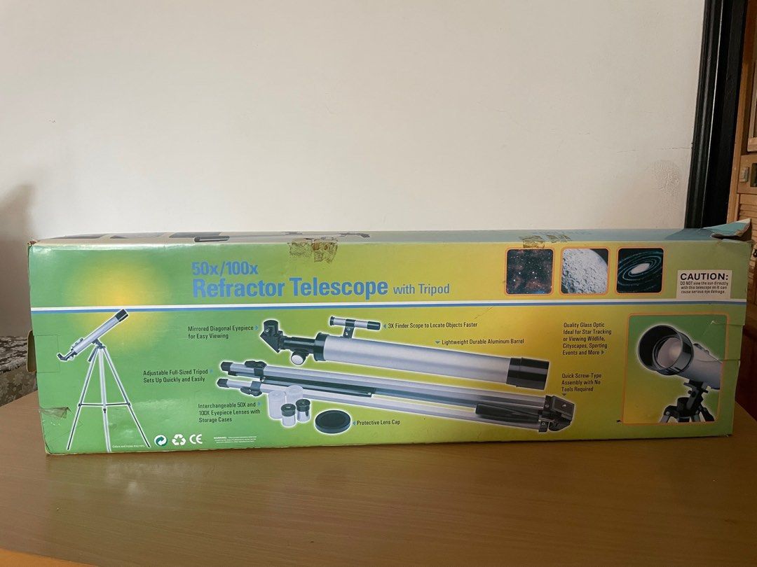 50x 100x refractor telescope 2025