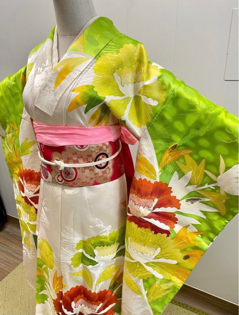 清理庫存日本回流正絹振䄂和服單衣多款式, 女裝, 連身裙& 套裝, 傳統