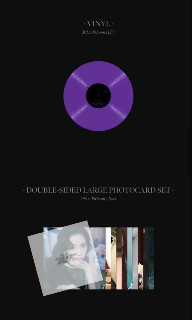 有現貨) 初回限定版JISOO (BLACKPINK) FIRST SINGLE VINYL LP [ME