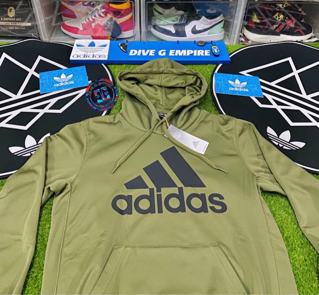 ADIDAS SEASONAL ICON FLEECE SWEAT HOODIE
