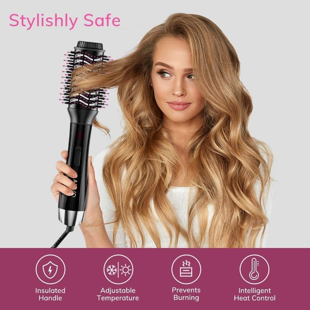 Bronson professional hair straightening ionic brush hotsell with temperature controller