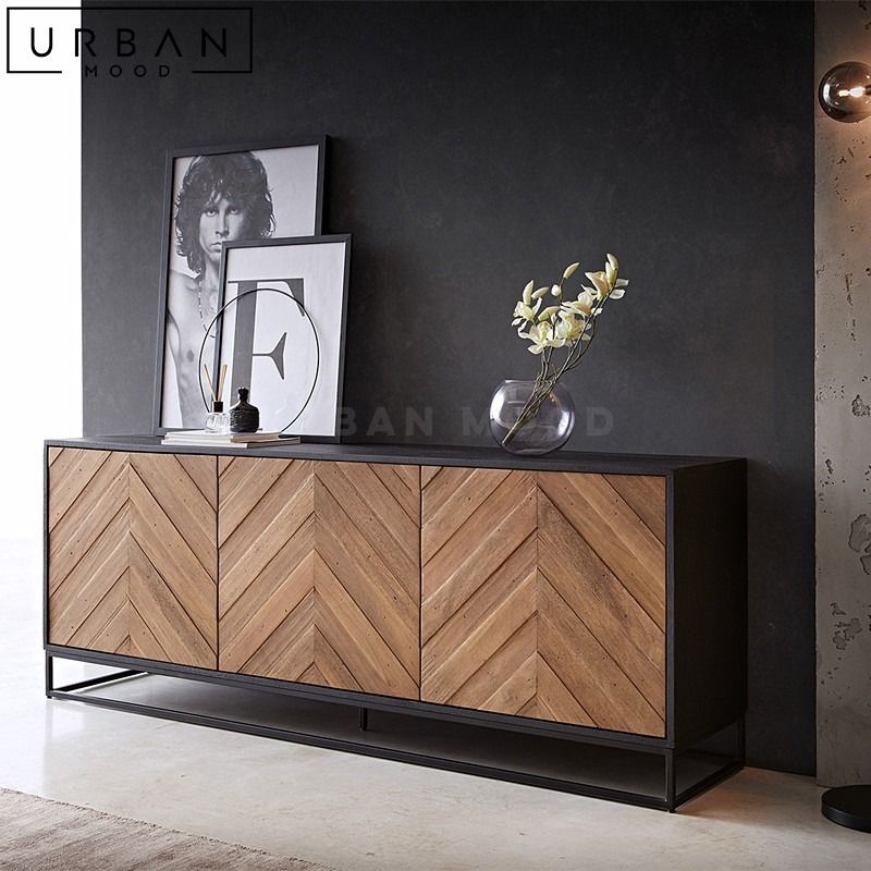 Chevron sideboard shop