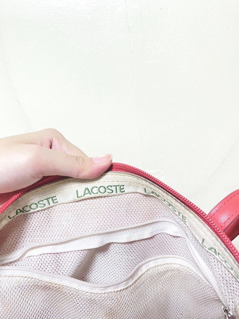 Authentic Lacoste bag Women s Fashion Bags Wallets Shoulder