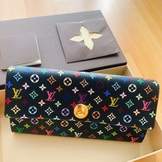 Louis Vuitton, Bags, Louis Vuitton Murakami Multicolor Portefeuille Sarah  Wallet