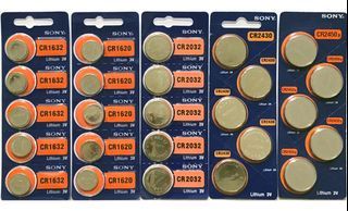 CR1620 DL1620 ECR1620 3V Lithium Button Cell Batteries 20Pcs