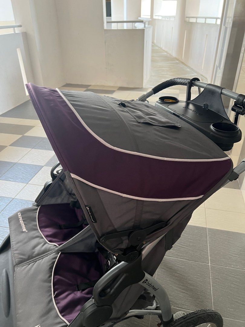 Baby trend stroller top purple