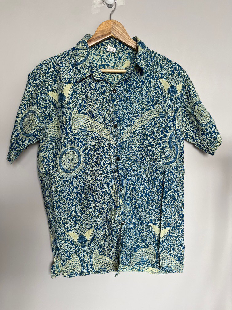 Bali Polo Batik Shirt, Men's Fashion, Tops & Sets, Tshirts & Polo ...
