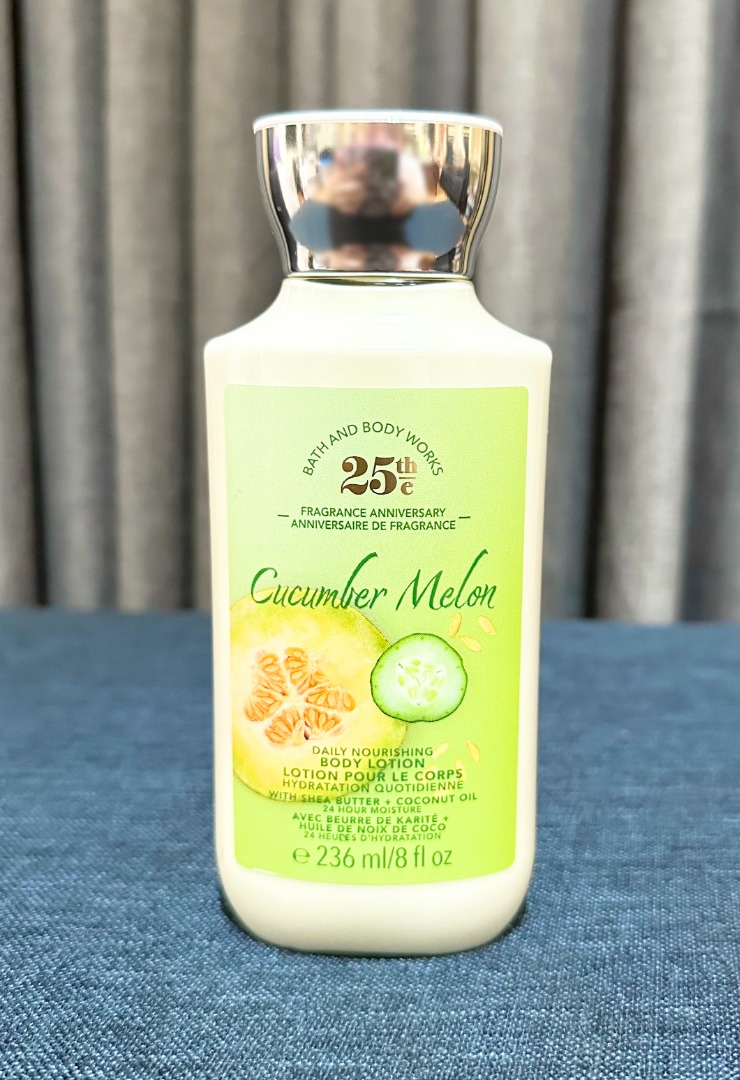 Bath & Body Works Cucumber Melon body lotion 236ml on Carousell