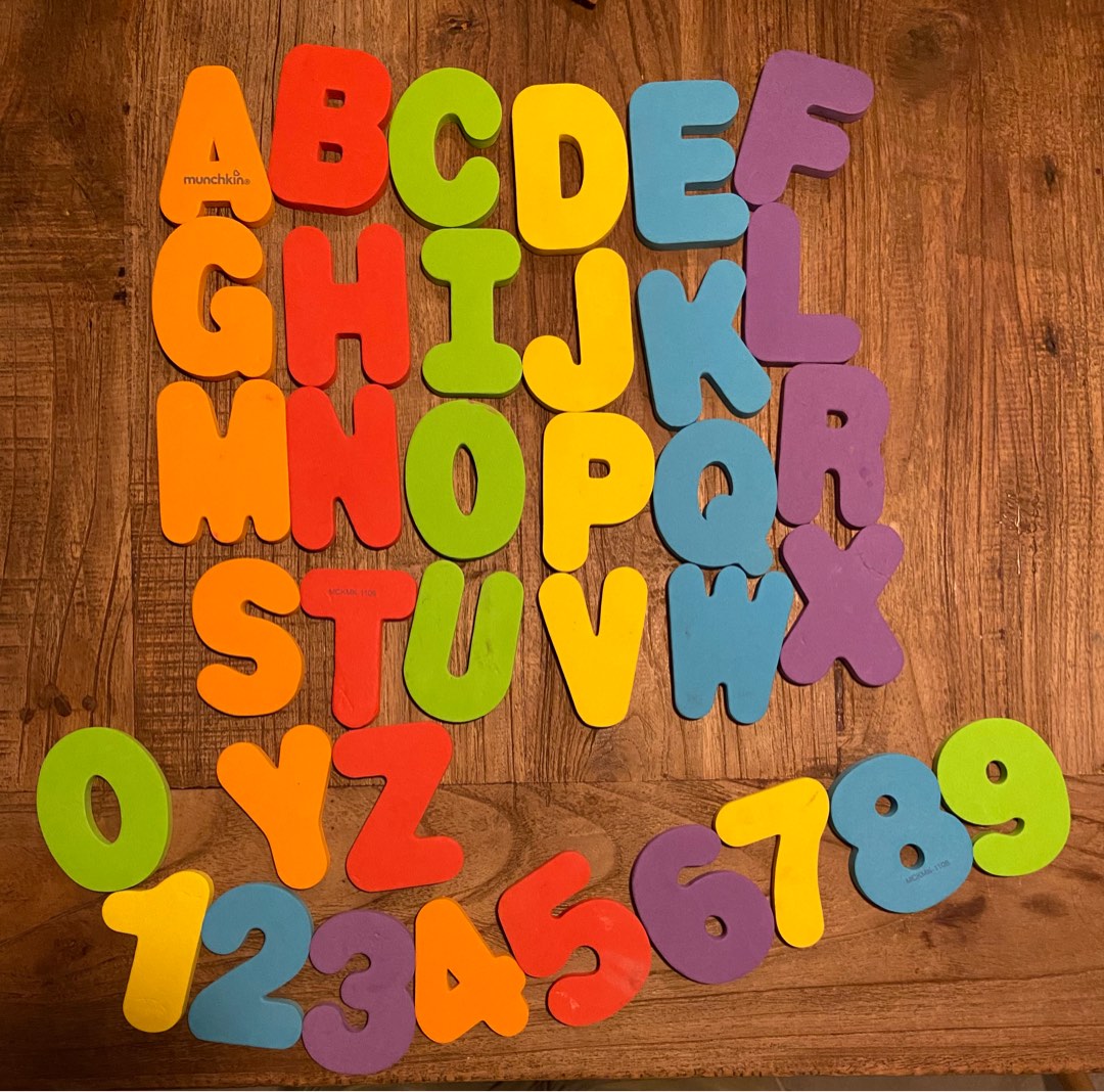 Munchkin foam best sale letters