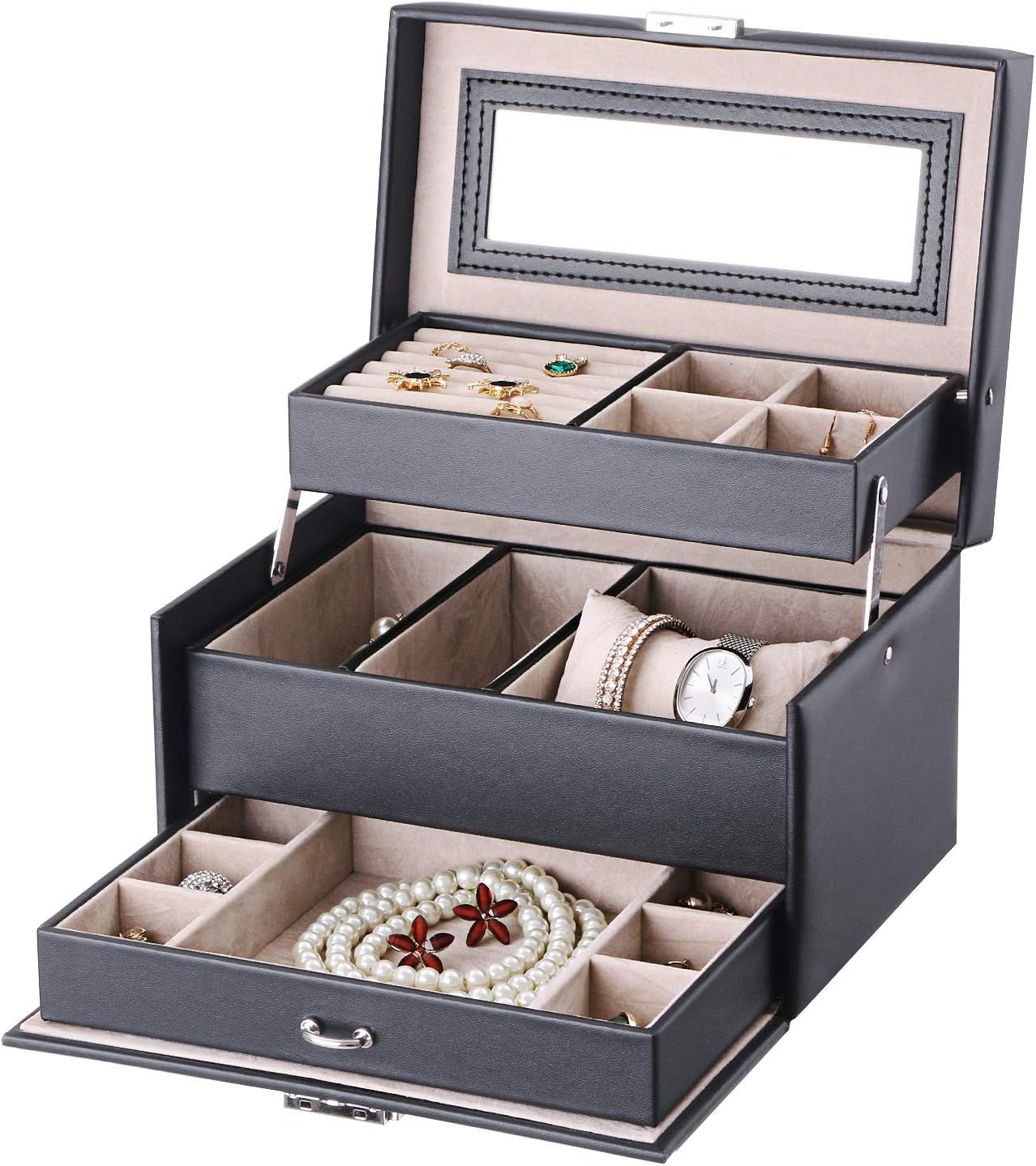 Watch and ring box outlet