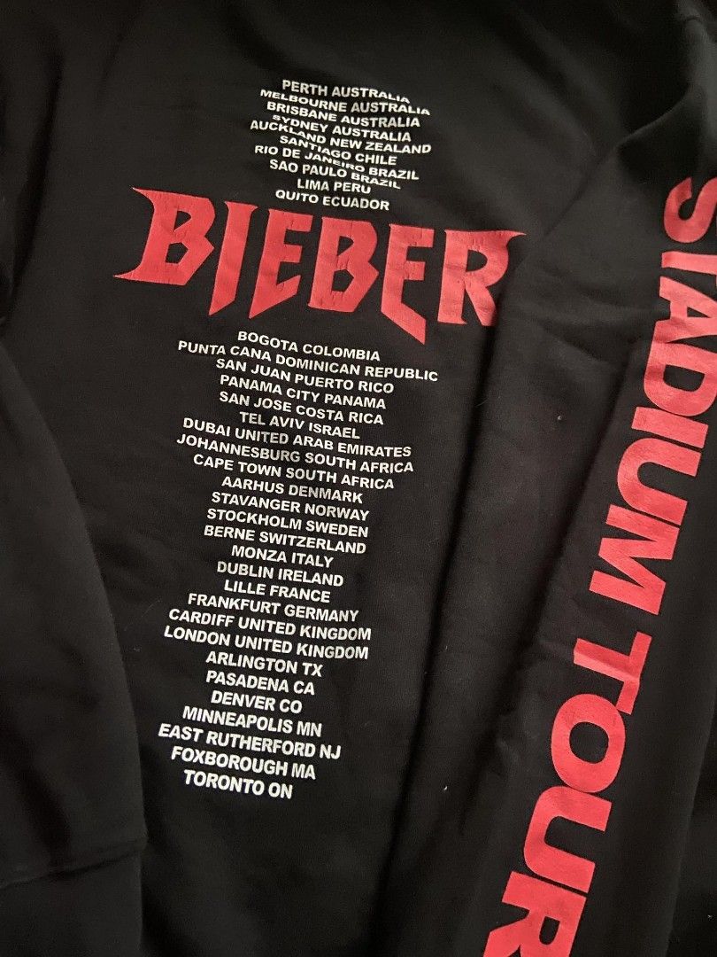 Bieber Team Sweater Men s Fashion Tops Sets Hoodies on Carousell
