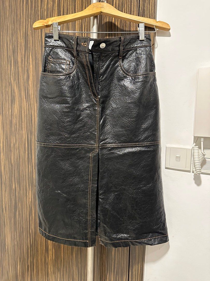 Gap leather clearance skirt