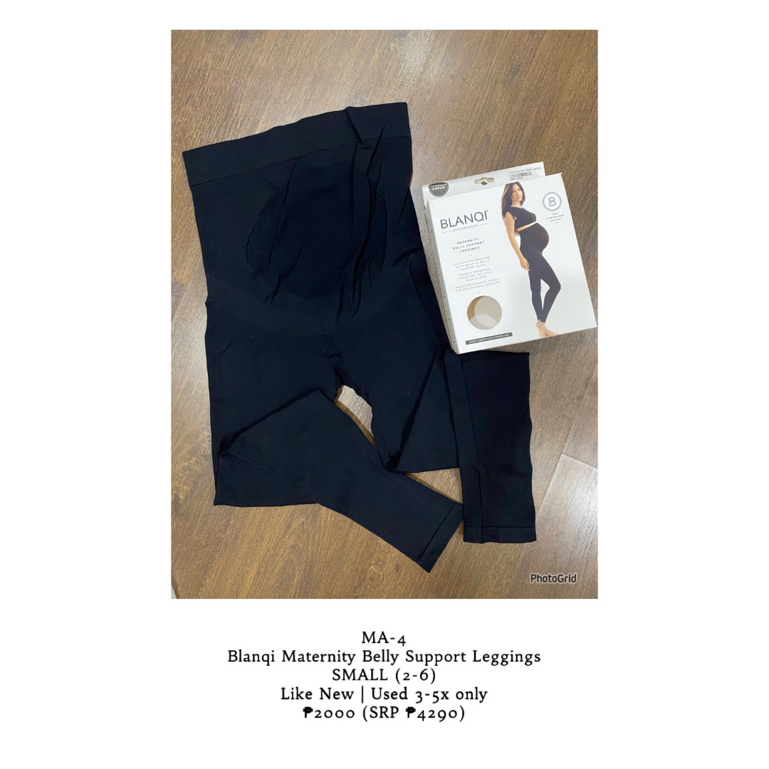 Blanqi Maternity Belly Support Leggings SMALL (2-6), Women's Fashion,  Maternity wear on Carousell