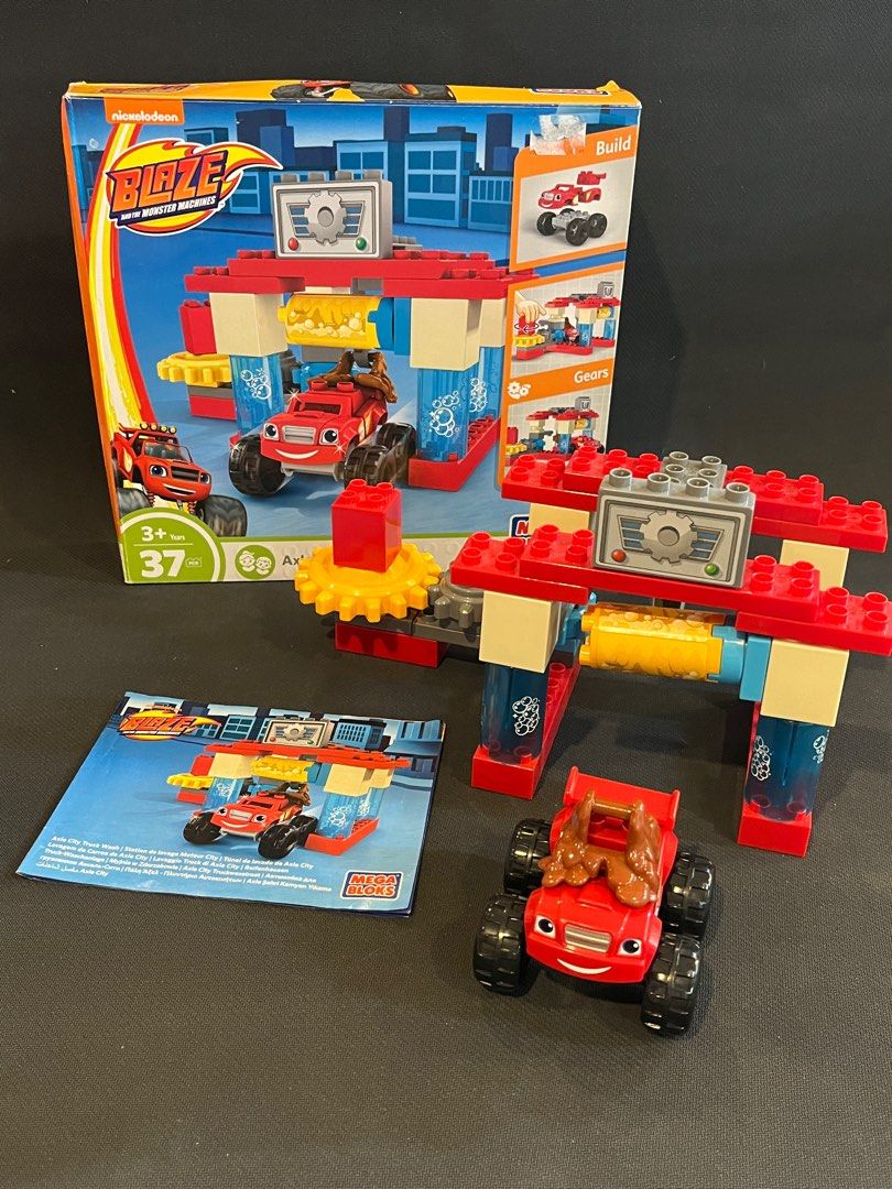 Blaze and the Monster Machines Mega Bloks Axle City Truck Wash