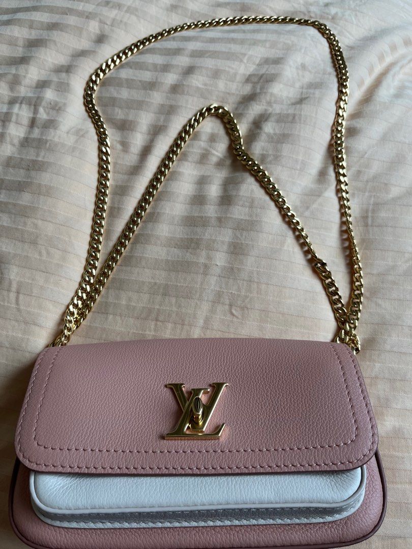 LOUIS VUITTON LOCKME TENDER POCHETTE CHAIN BAG CALFSKIN LEATHER, Luxury,  Bags & Wallets on Carousell