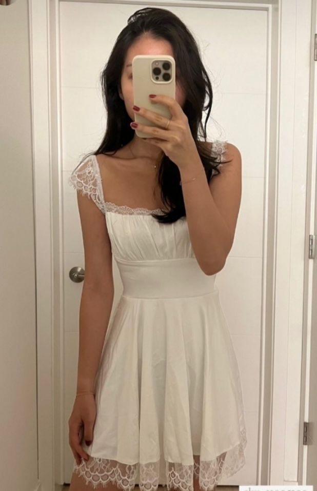 long lace dress dresses Sylvette  Boho Lace A-Line Wedding Dress with Long Sleeves  A & M  Enterprises Bridal