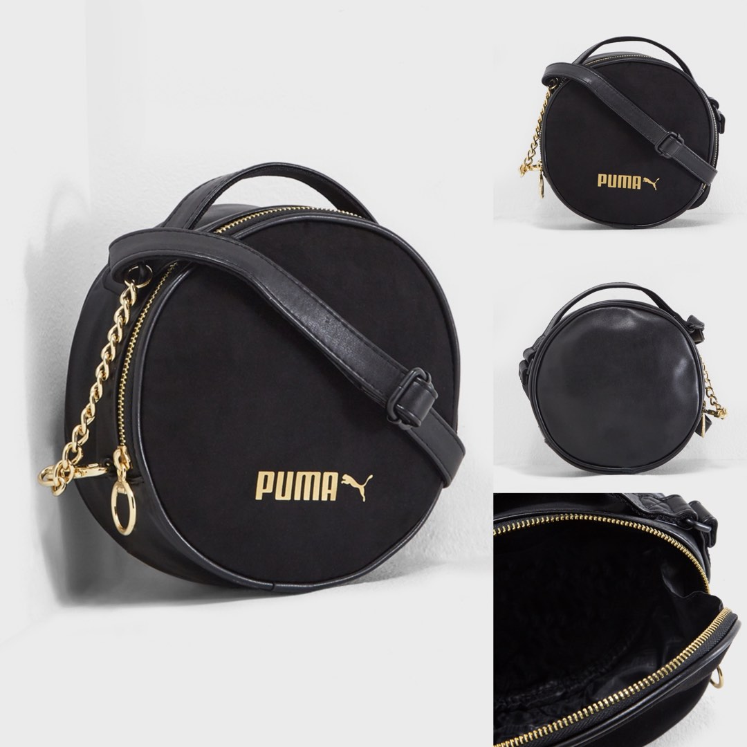 PUMA Prime Premium Round Case Black Women s Fashion Bags Wallets Cross body Bags on Carousell