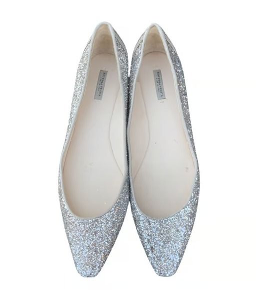 Glitter ballet sale flats