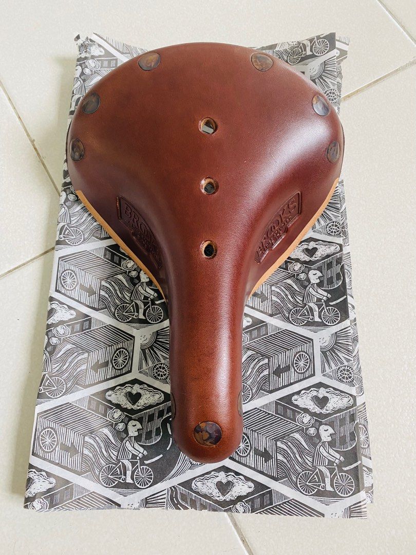 Brooks Saddle B17 Rose Gold Rare, Sports Equipment, Bicycles & Parts