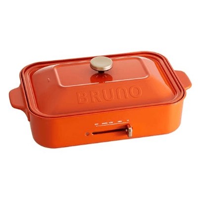 Bruno BOE021-RTOR 多功能電熱鍋橙色, 家庭電器, 廚房電器, 燒烤爐及