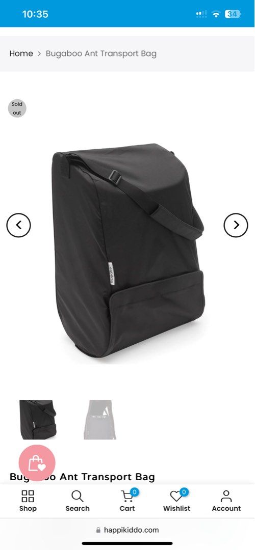 Bugaboo shop ant bag