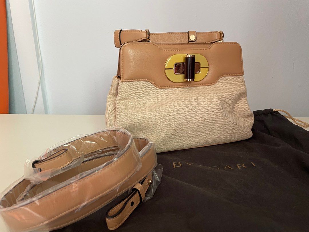 Bvlgari leather bag top