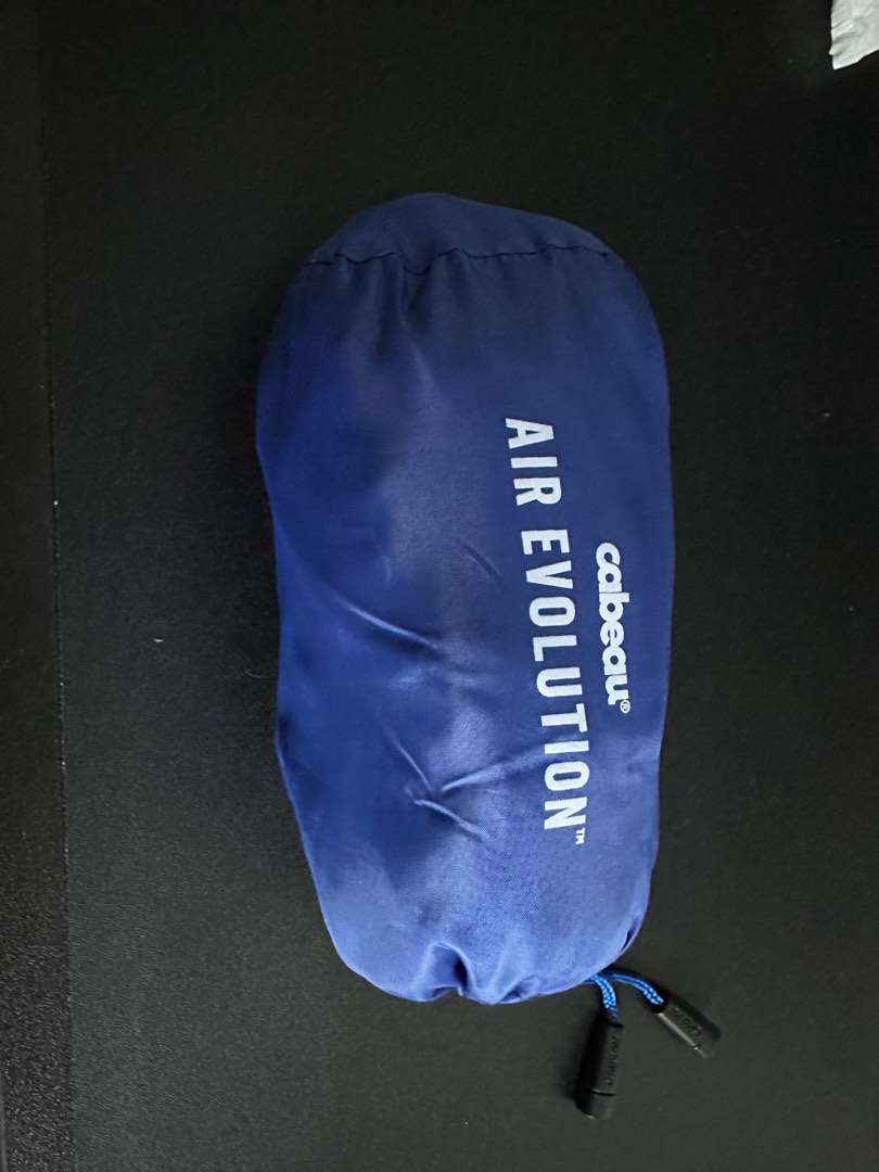 Cabeau Evolution Plus Memory Foam Neck Pillow With Soft, Cooling Cover Travel Case Slate Grey