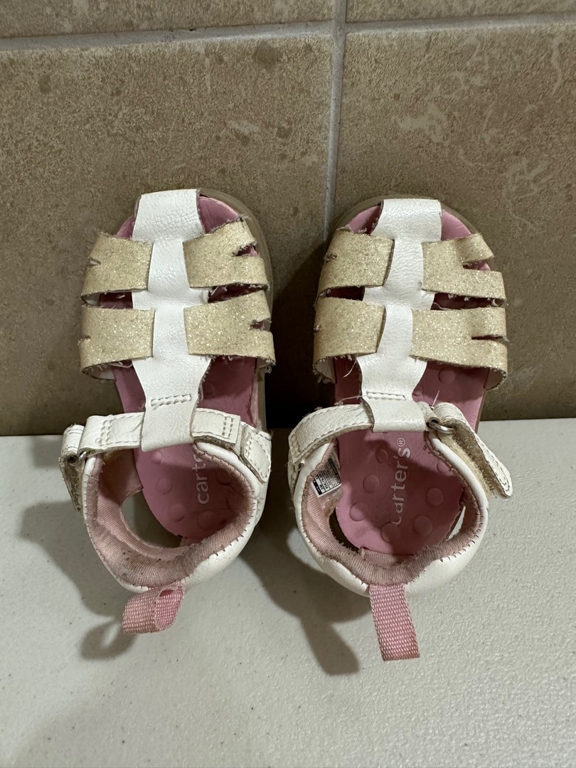 Carter's white sandals deals