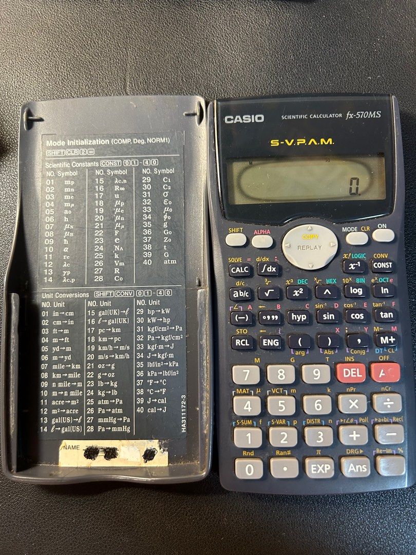 Fix casio outlet calculator