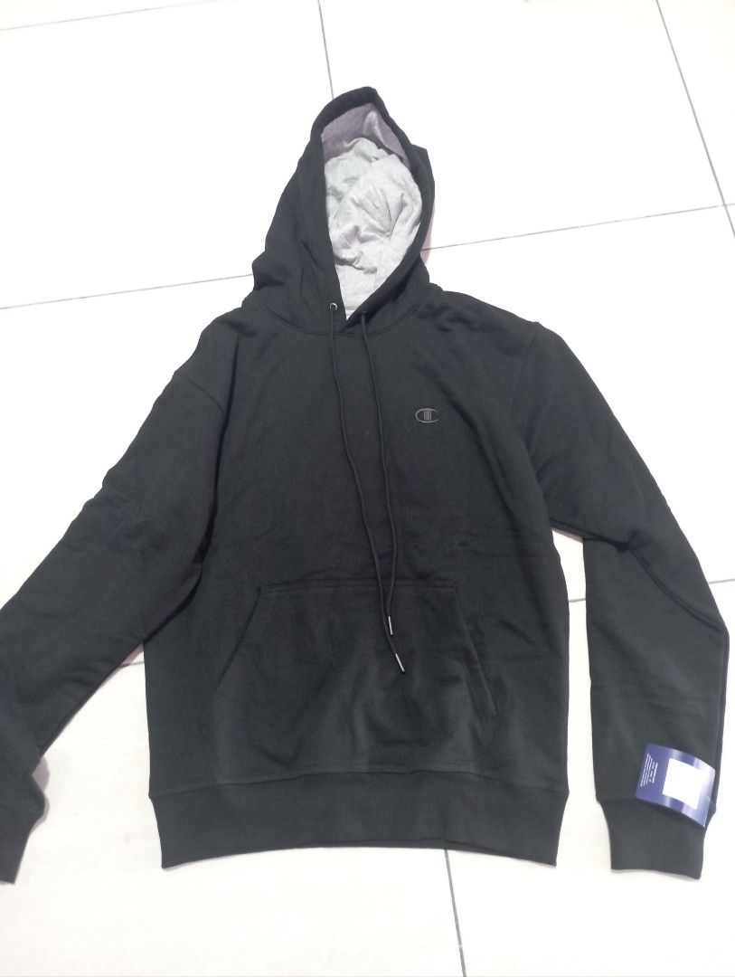 CHAMPION BLACK HOODIES ORIGINAL