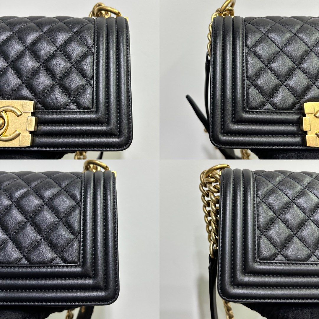 Le 5 a 7 24 Snake Black Lambskin Ghw main image 1