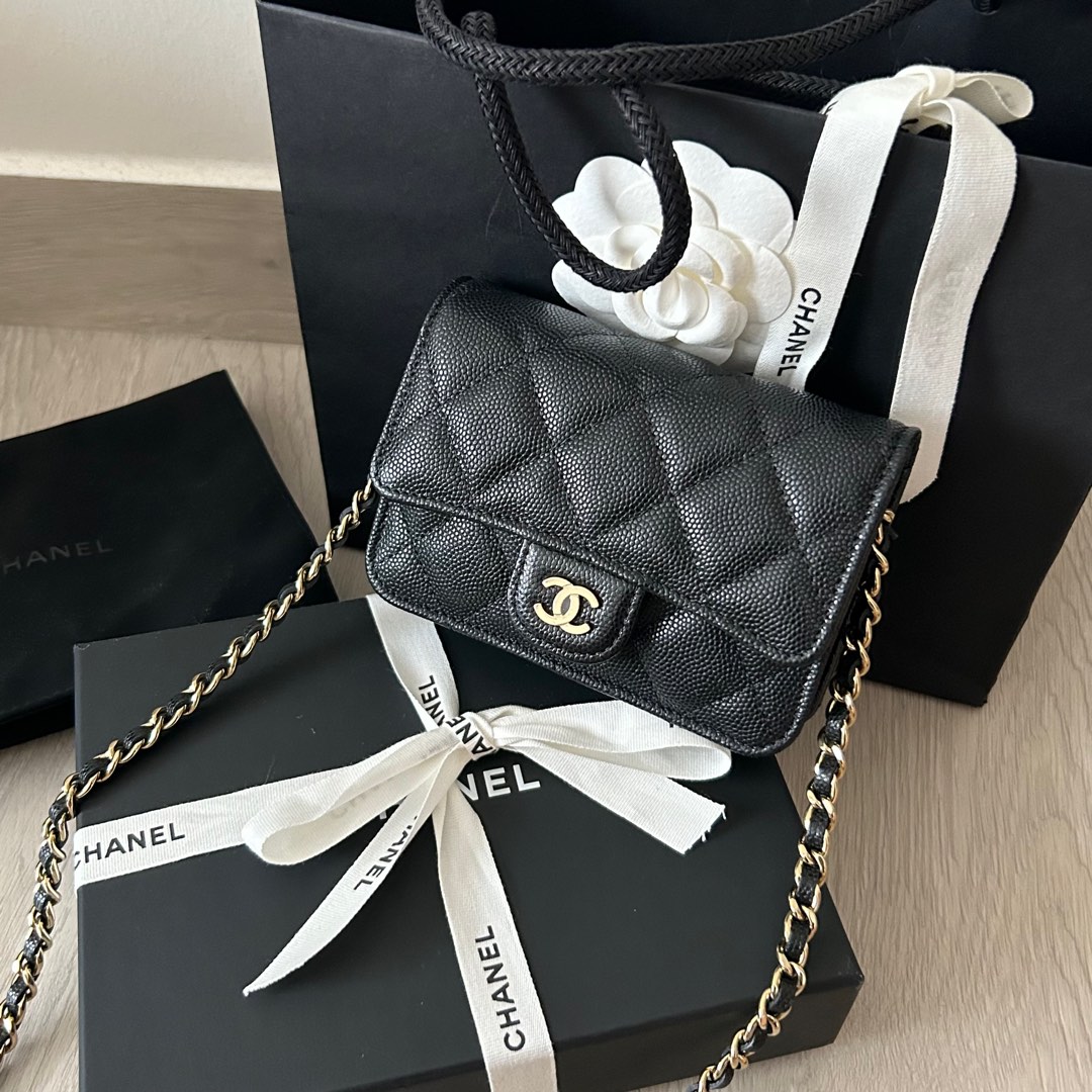 CHANEL CLASSIC CLUTCH ON CHAIN, Luxury, Bags & Wallets on Carousell