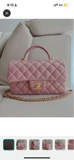 58236: Chanel Pink Success Story Set Of Four Mini Bags