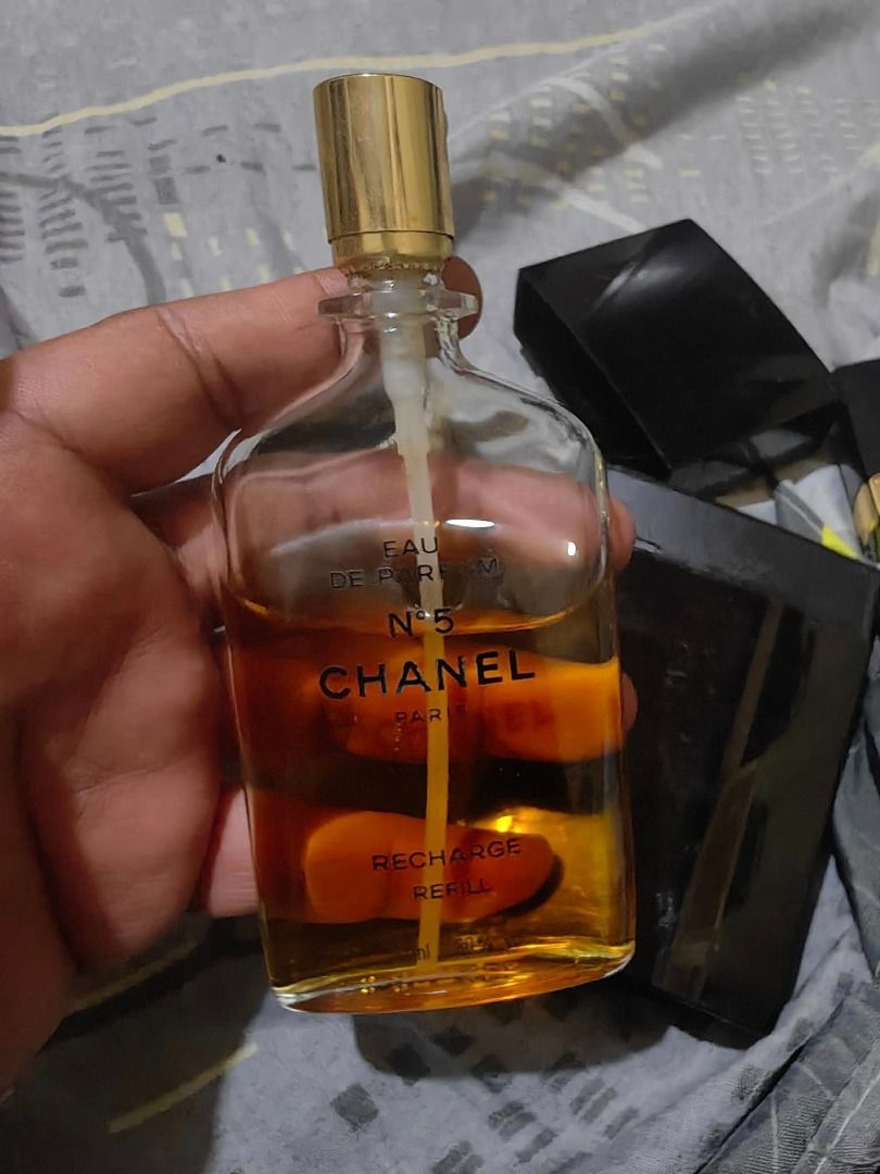 Chanel No 5 Spray Eau De Parfum Black Case 1.7oz Vintage PERFUME