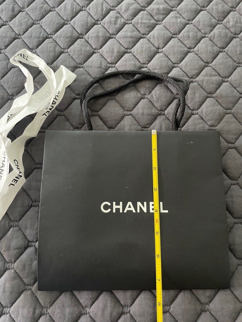 Chanel Paper Bag 8.5x7.5 inches (Category: Luxury Bags & Wallets) located in Muntinlupa City. Submitted by onemanila (Listing ID 1251908545, Image 3). Description: .