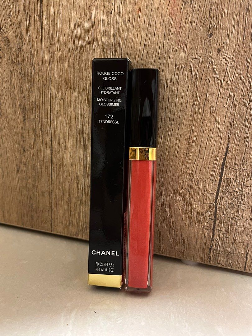 CHANEL Rouge Coco Gloss Moisturizing Glossimer 172 Tendresse 0.19 Ounce