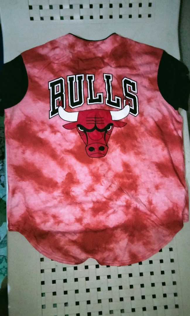 Chicago Bulls Vintage 90s Majestic NBA Basketball Button Up