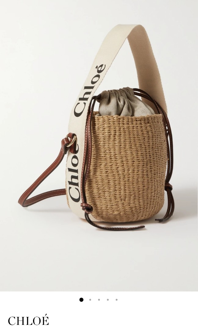 Chloe raffia bag, Luxury, Bags & Wallets on Carousell